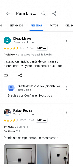 Más Reseñas Buenas