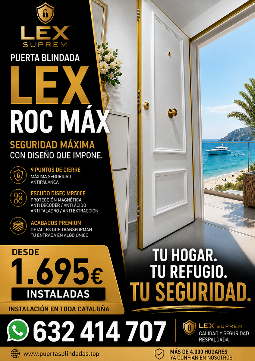 LEX + DISEC MR500E: seguridad Total. Protección Real contra Robos Actuales. 💰 Desde 1.700€ 📍 Trabajamos en Toda Cataluña ⭐ ⭐⭐⭐⭐+4.000 hogares protegidos y nos Recomiendan!